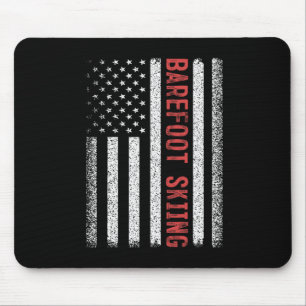 Refoot Skiing American Flag 4. Juli Mousepad
