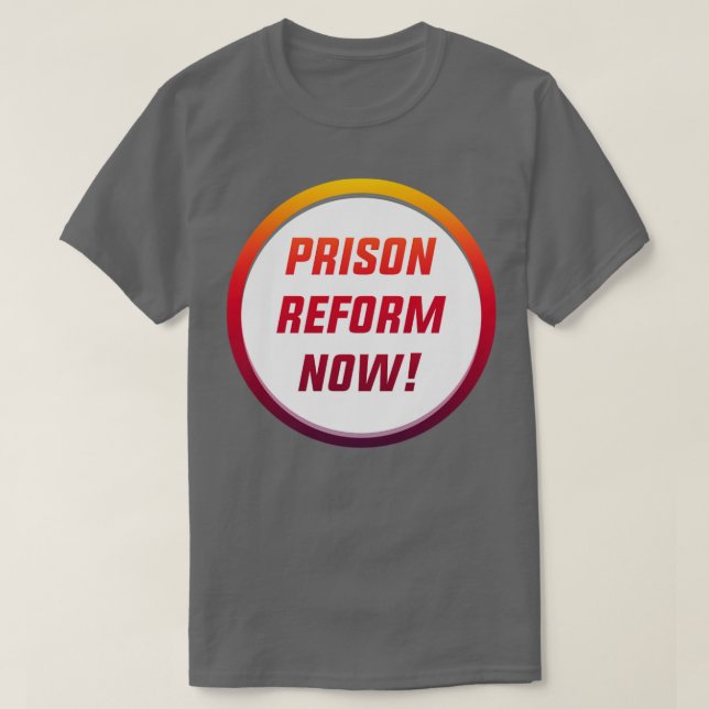 Reform des Gefängnisses jetzt ACAB T-Shirt (Design vorne)