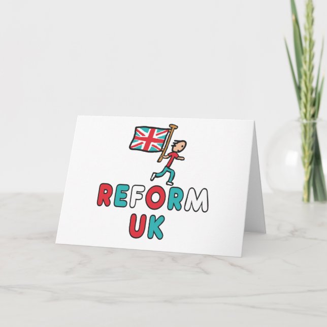 Reform UK Karte (Vorderseite)