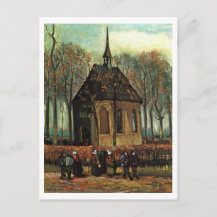Reformierte Kirche in Nuenen, Van Gogh Fine Art Postkarte