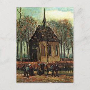 Reformierte Kirche in Nuenen, Van Gogh Fine Art Postkarte