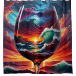 "Refraktion of Rhapsody" Duschvorhang