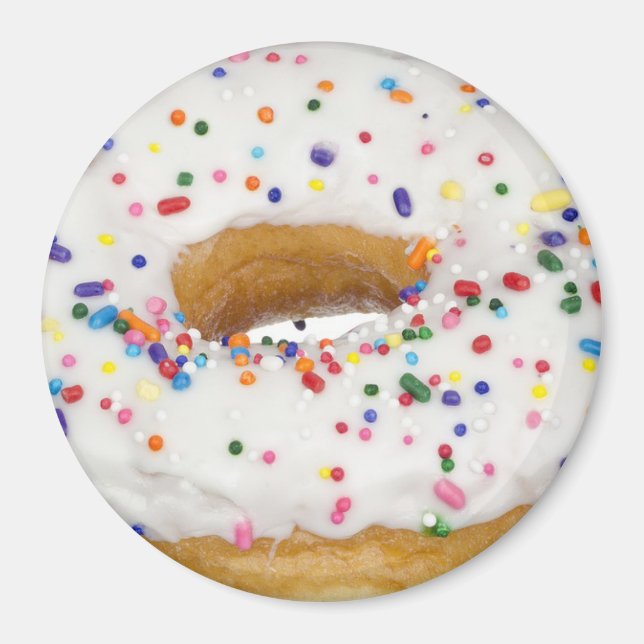 Réfrigérateur de Donut arrosé ou aimant de casier (Devant)