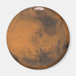 Réfrigérateur planète Mars ou aimant de verrouilla