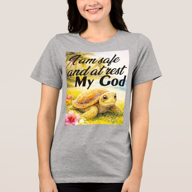 Refuge in Grace Tri-Blend Shirt (Vorderseite)