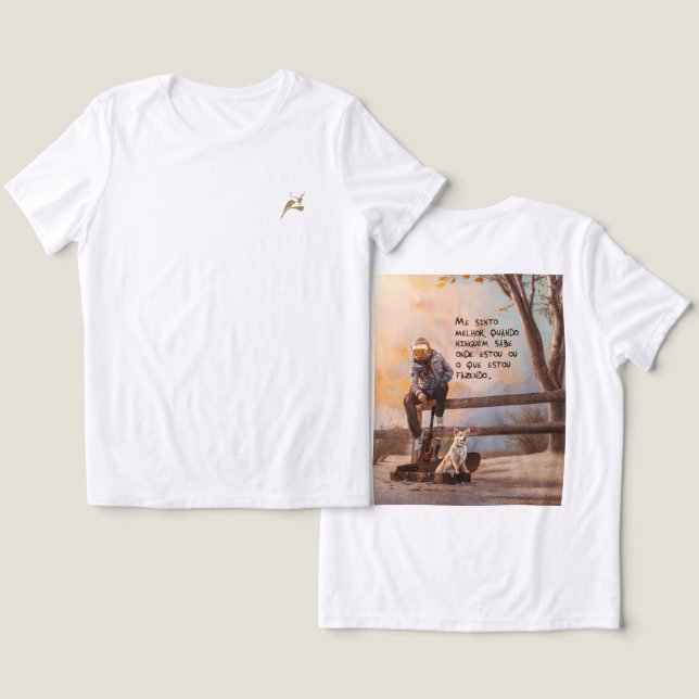 Refúgio (Modelo II) Tri-Blend Shirt (Design Vorderseite & Rückseite)