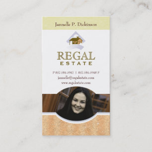 Regal Anwesen Foto Business Cards Visitenkarte