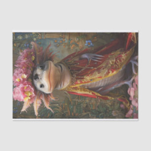 Regal Axolotl Seidenpapier