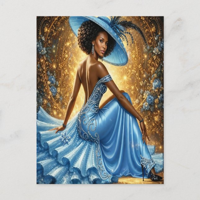 Regal Azure Dream Postkarte (Vorderseite)