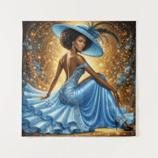 Regal Azure Dream Wandteppich