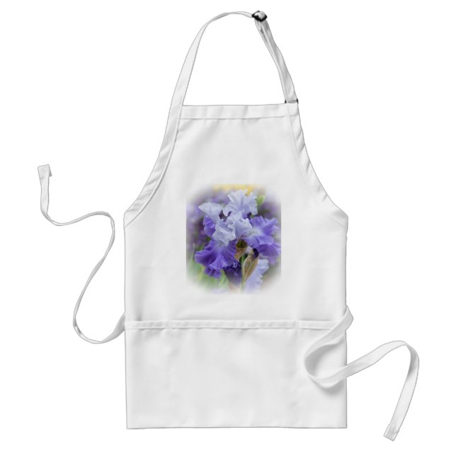 Regal Bearded Iris - Lila & weiß Schürze (Vorne)