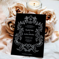 Regal Black | Vintage Barockrahmenverheiratung