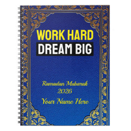 Regal Blue Book Cover 2026 Notizblock