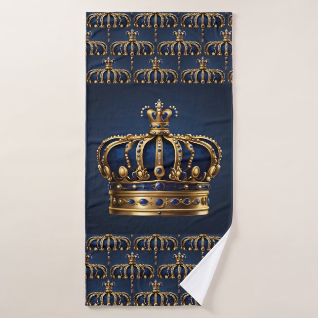 Regal Blue Crown Series Badehandtuch (Badehandtuch)