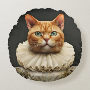Regal Cat Rundes Kissen