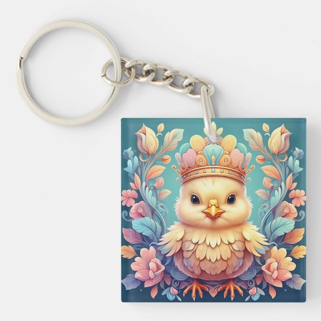 " REGAL CHICK" Kaffee Tasse. Schlüsselanhänger (Vorderseite)