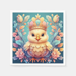 " REGAL CHICK" Kaffee Tasse. Serviette