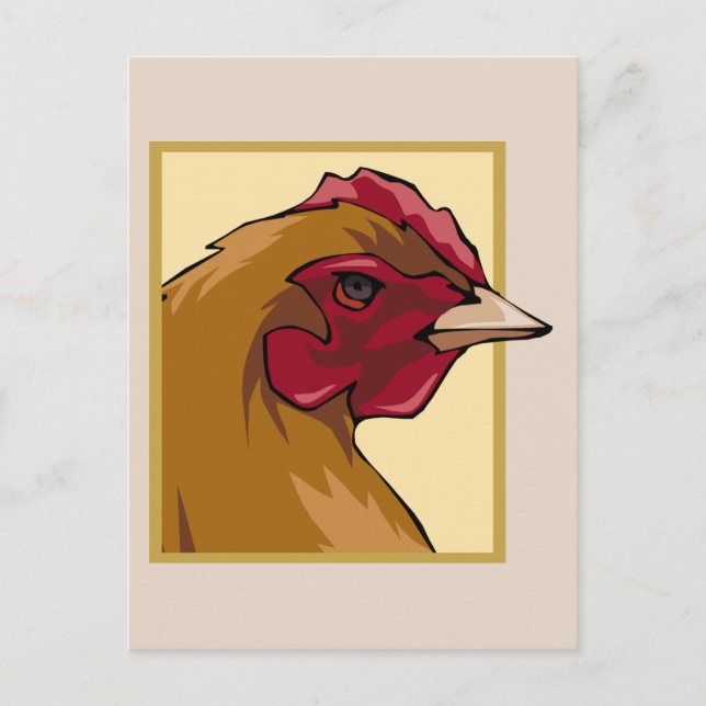 Regal Chicken Postkarte (Vorderseite)