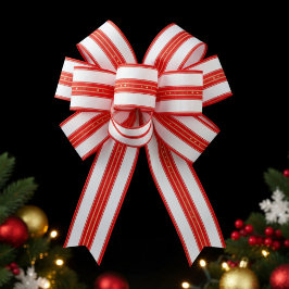 Regal Christmas Stripes Ripsband