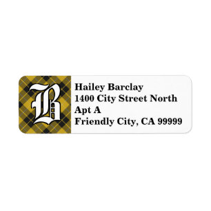 Regal Clan Barclay Dress Tartan Monogram