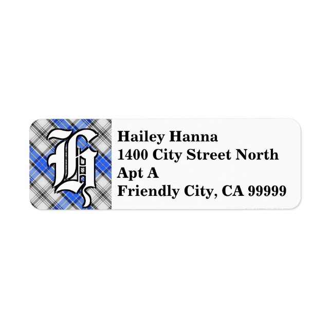 Regal Clan Hannay Tartan Monogram (Vorne)