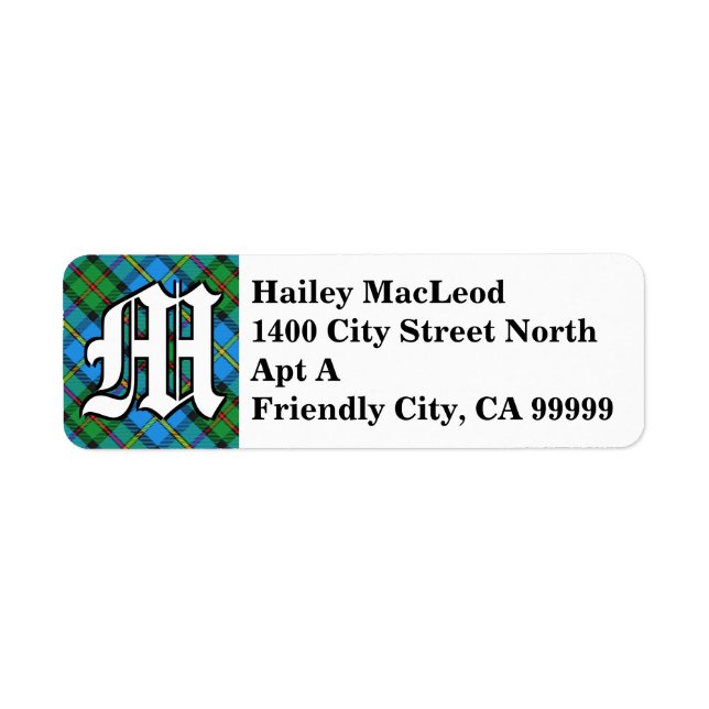 Regal Clan MacLeod von Harris Tartan Monogram (Vorne)