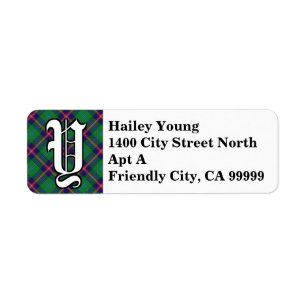Regal Clan Young Tartan Monogramm