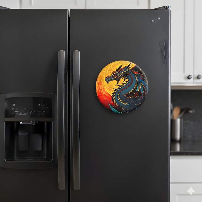 Regal Dragon Moonlight Magnet (Von Creator hochgeladen)