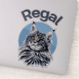 Regal. Entdecken Sie die vielen Stimmungen der Kat Aufkleber