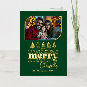 Regal Festive Hand Drawn Frohe Weihnachts-Foto