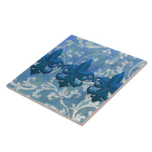 REGAL FLEURS: MODEFRANZÖSISCHES BLAU FLIESE