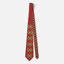 Regal French Gold Medaille on Red Krawatte