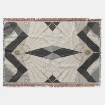 Regal Geometry Throw Blanket