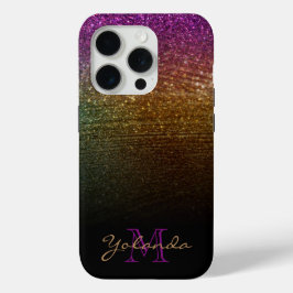 Regal-Glitzer-Fade & Monogramm Case-Mate iPhone Hülle