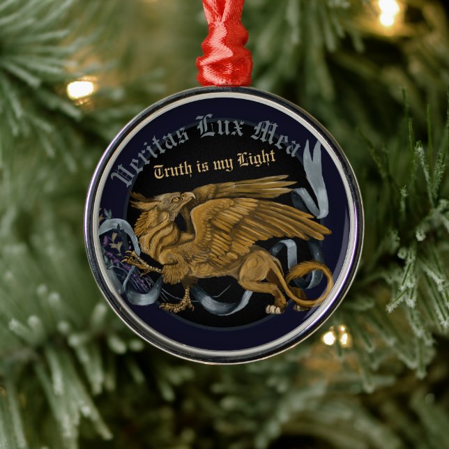 Regal Gold Griffin Ornament Aus Metall (Baum)