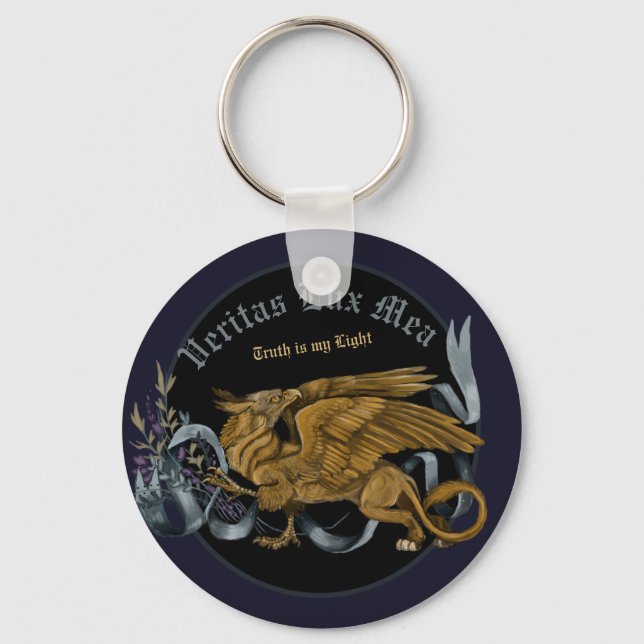 Regal Gold Griffin Schlüsselanhänger (Vorderseite)
