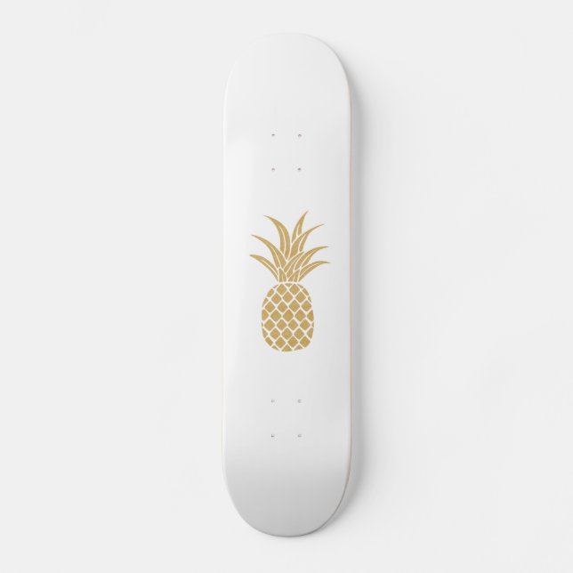 Regal Gold Pineaple Skateboard (Vorderseite)