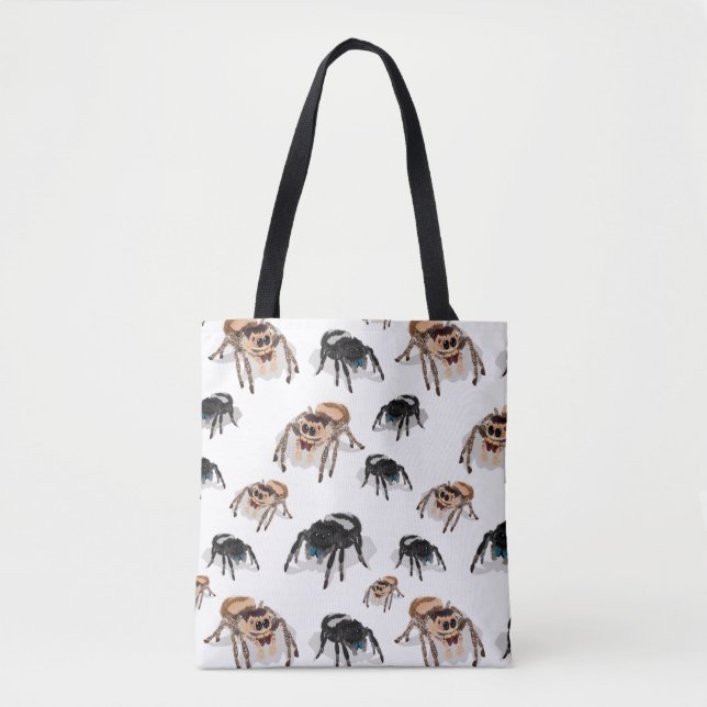 Regal Jumping Spider Phiddipus Regius White Tasche (Vorderseite)