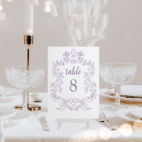Regal Lavender | Vintage Barockrahmenverheiratung