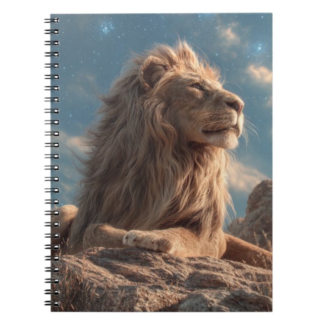 Regal Leo Zodiac Notebook Notizblock (Vorderseite)