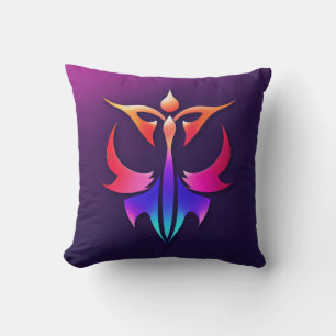 "Regal Lila Embrace" Kissen