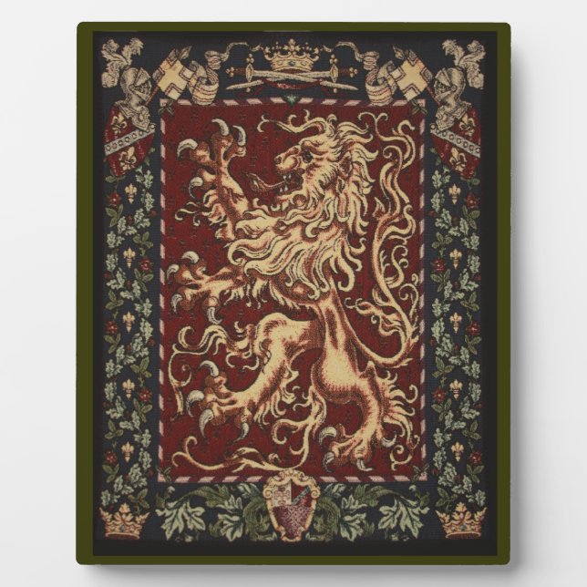 Regal Lion Tapestry Fotoplatte (Vorderseite)