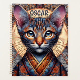 Regal Mythic verzierte Fantasy-Katzen-Planer Planer