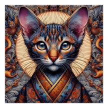 Regal Mythic verzierter Fantasy-Kater Planer