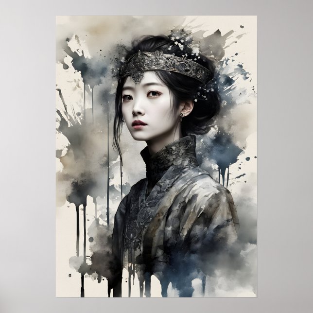 Regal Portrait of a Young woman Poster (Vorne)