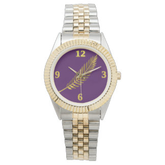 Regal Purple Golden Frond Uhr