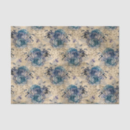 Regal Queen Bee W/Blue Rose Seidenpapier