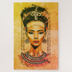 Regal Queen of Egypt - Moderne Neo-Pharao Art