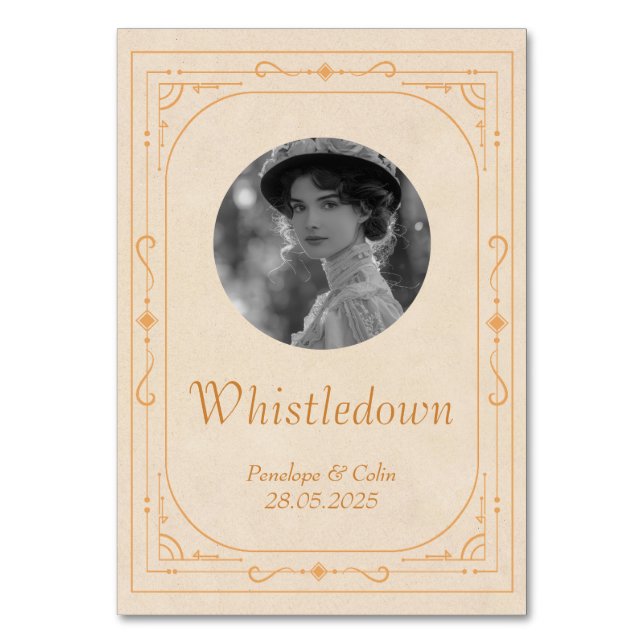 Regal Regency-Tischnummern Tischnummer (Vorderseite)