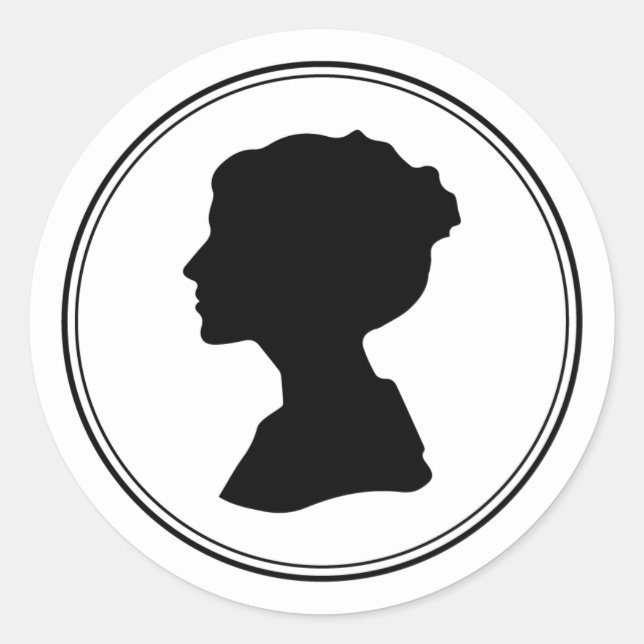 Regal Regency Wedding Envelope Stickers (Vorderseite)